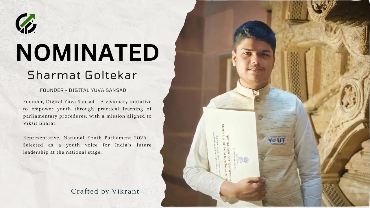 Congratulations to Sharmat Goltekar on His Prestigious Nomination for the CFV Spark Awards