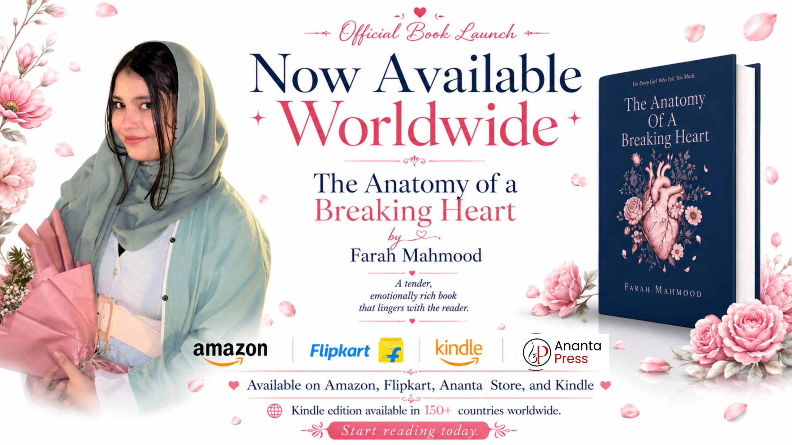 Farah Mahmood’s The Anatomy of a Breaking Heart Officially Released Worldwide