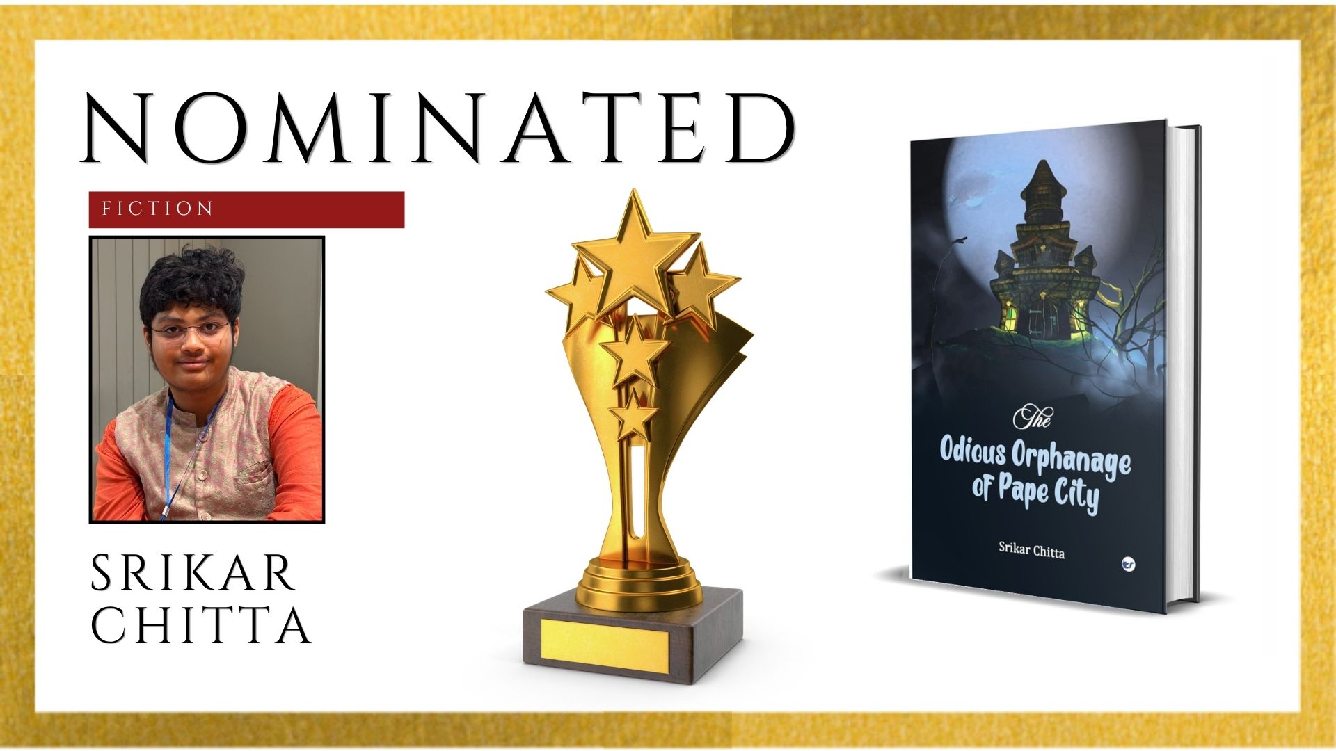 Srikar Chitta Officially Nominated for the Prestigious Ananta Press Sahitya Ratna Award