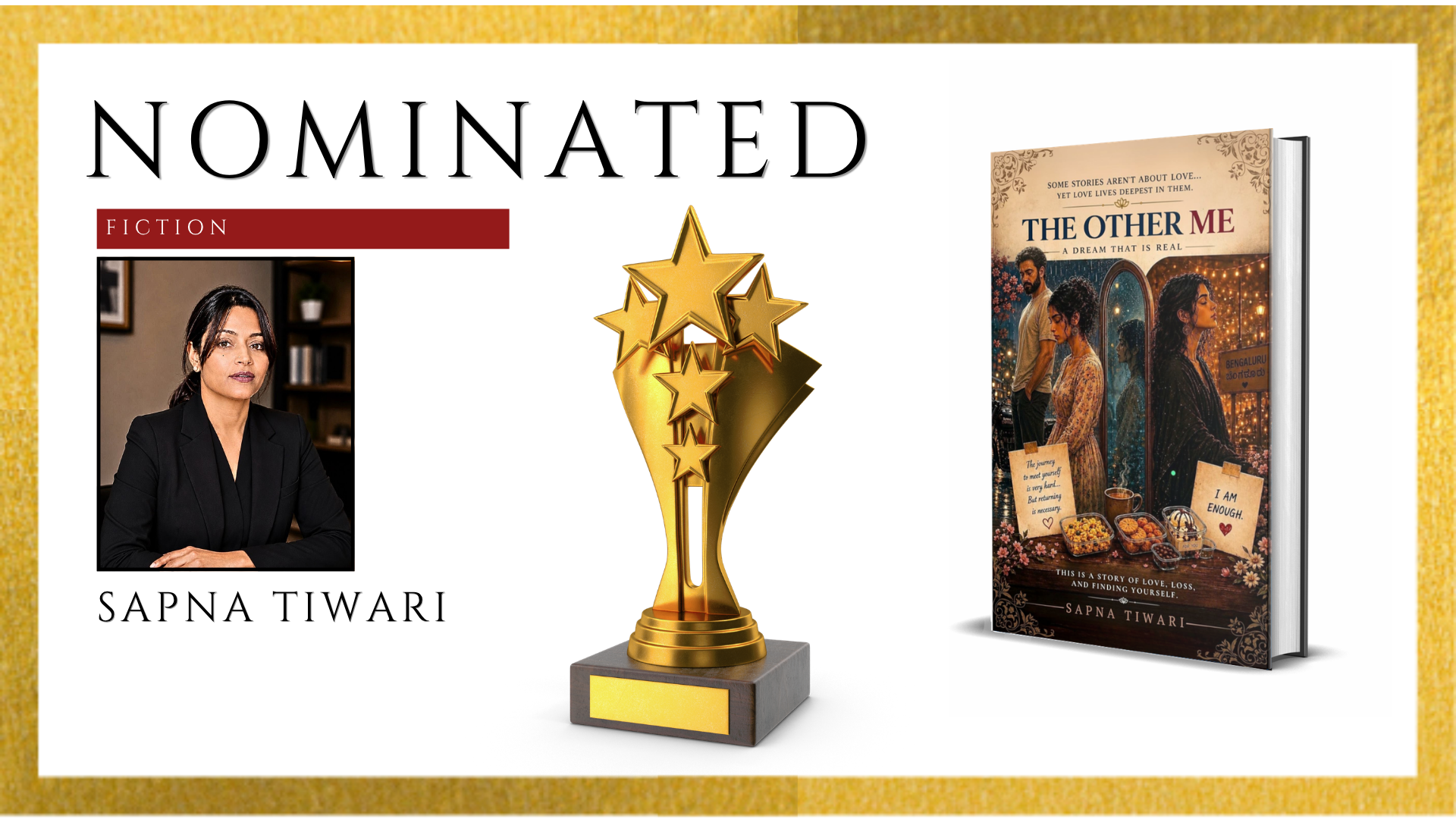 Congratulations to Sapna Tiwari on the Official Nomination of The Other Me: A Dream That Is Real