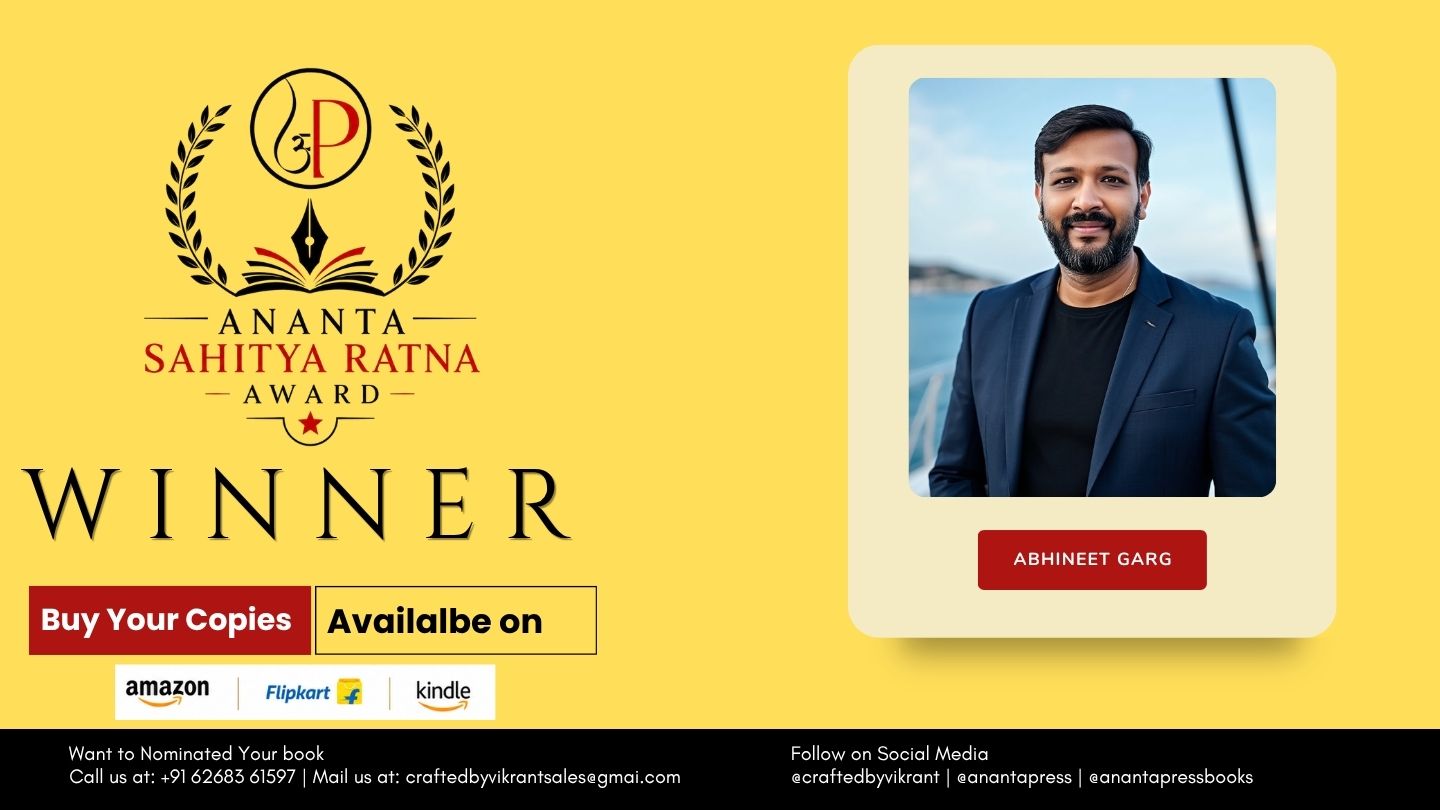 Abhineet Garg Wins the Ananta Press Sahitya Ratna Award for Nidhivan: The Forest of Eternal Raas Leela