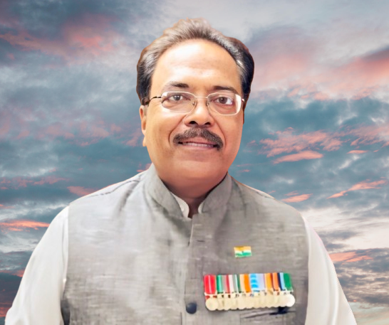 Award-winning author Col Madhur Goyal, SM