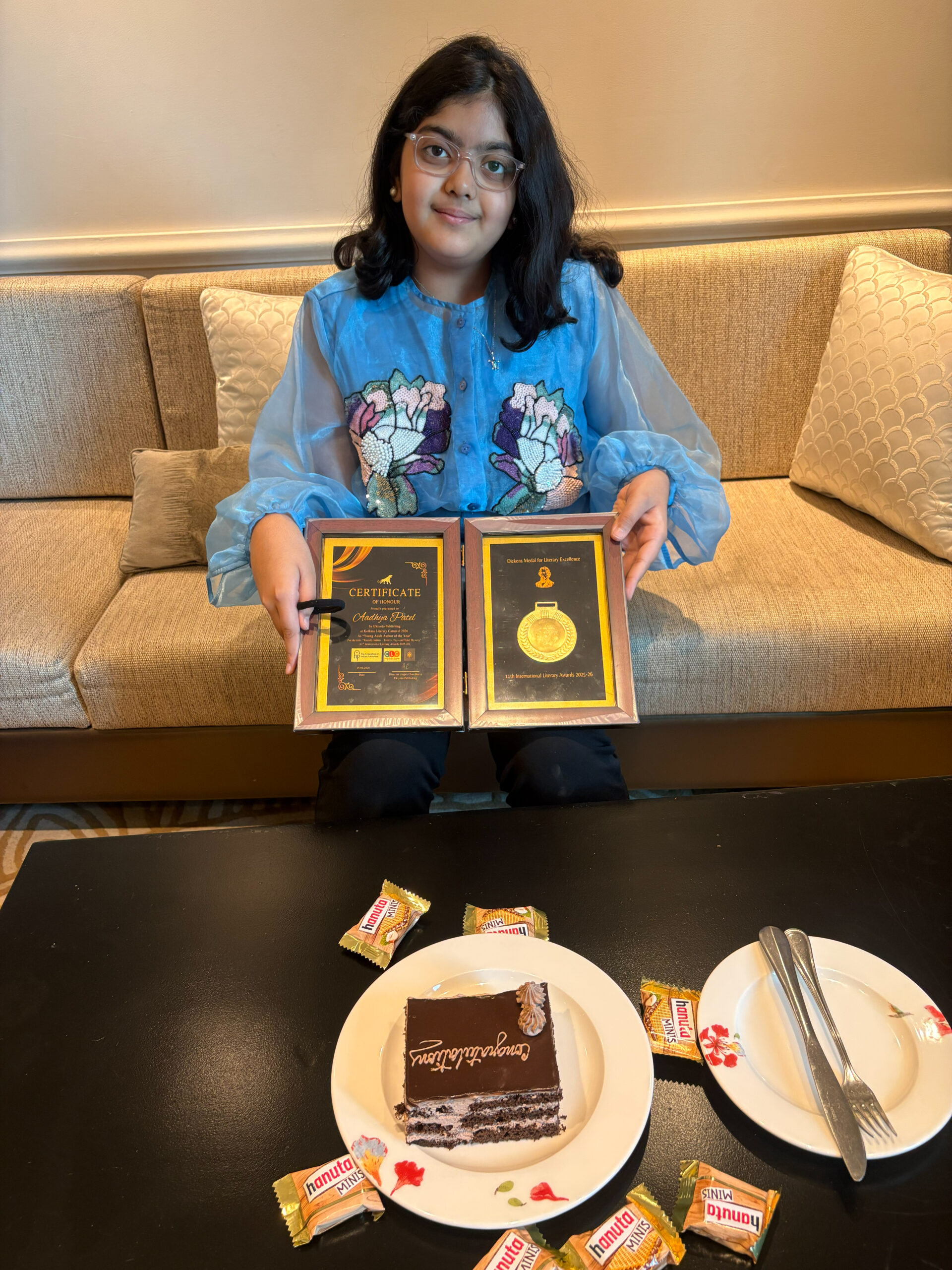 Aadhya Patel, author of Weirdly Indian